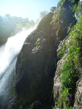 2P目の凹角登攀