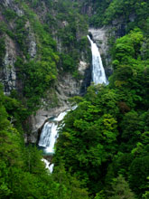 不動七重ノ滝遠景